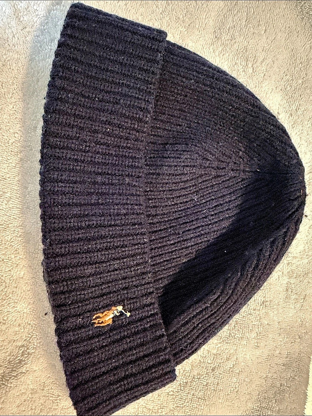 Polo Ralph Lauren Signature Cuff Beanie Black